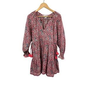 Omika Riviera Mini Dress Cotton Linen Size XS